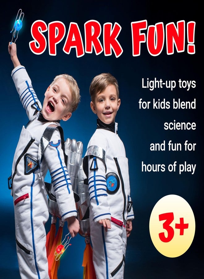 Playbees Light Up Gyro Wheels Classic Vintage Trick Yoyo Retro Rail Twister, Twirler, Mesmerizing Spinning Lighting Effects Sensory Fidget Toys, Christmas Stocking Stuffers, Nostalgia Gifts (2 Pack) - Image 5